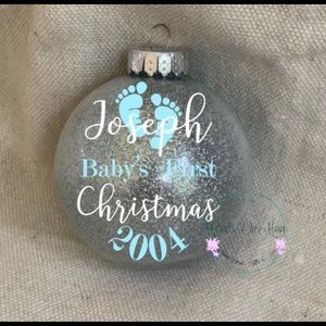 Baby’s First Christmas Ornaments